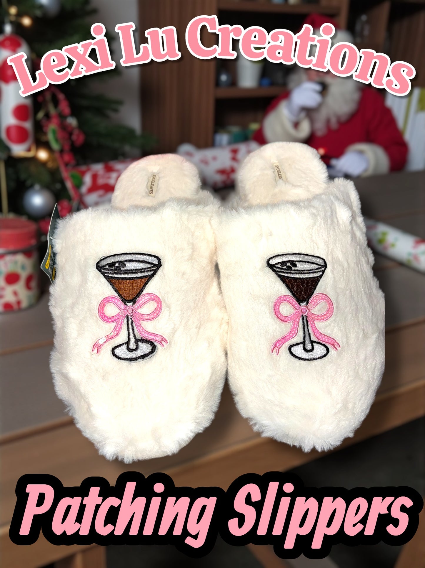 Custom Patched Slippers