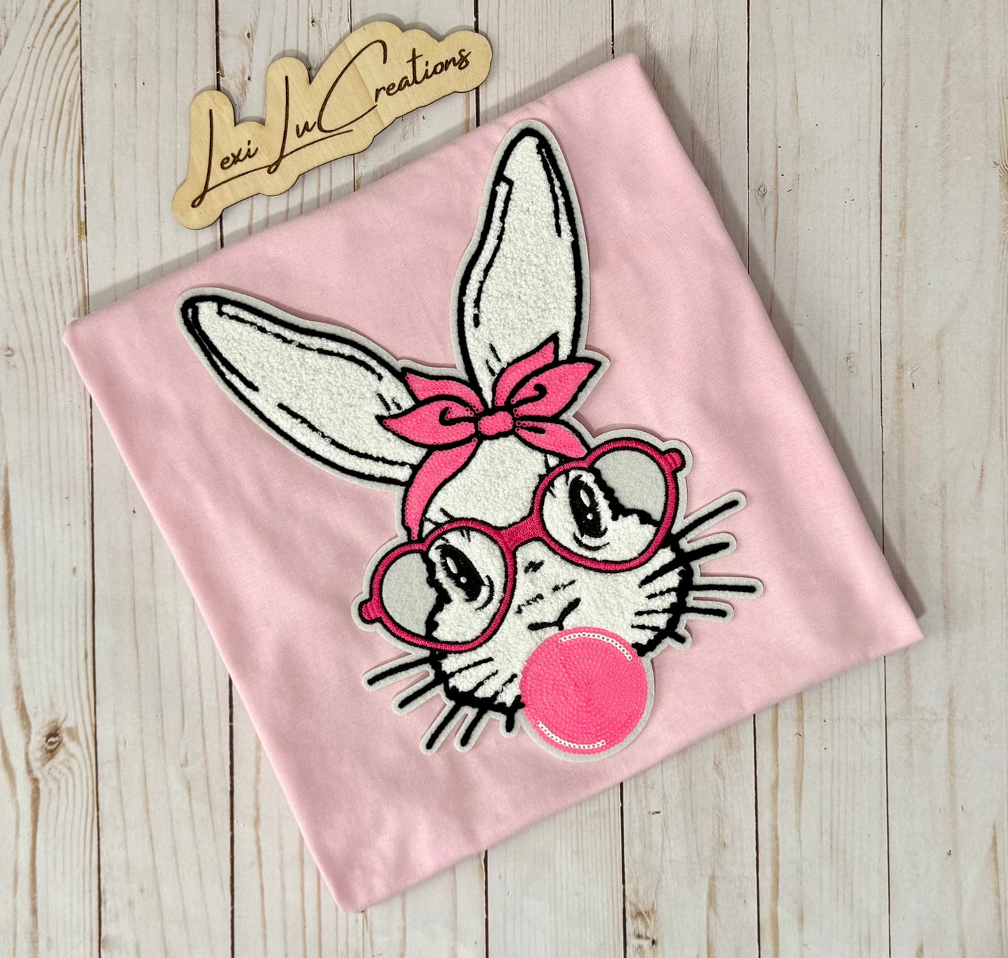 Bubble Bunny Easter Patch Shirt