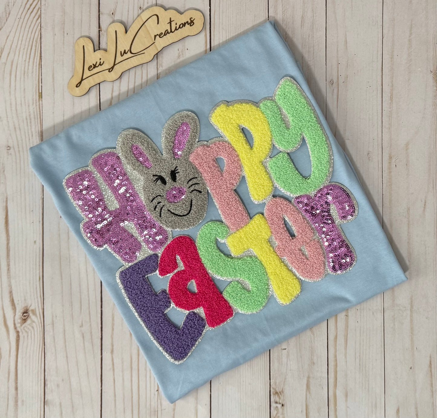 Happy Easter Bunny Patch Shirt