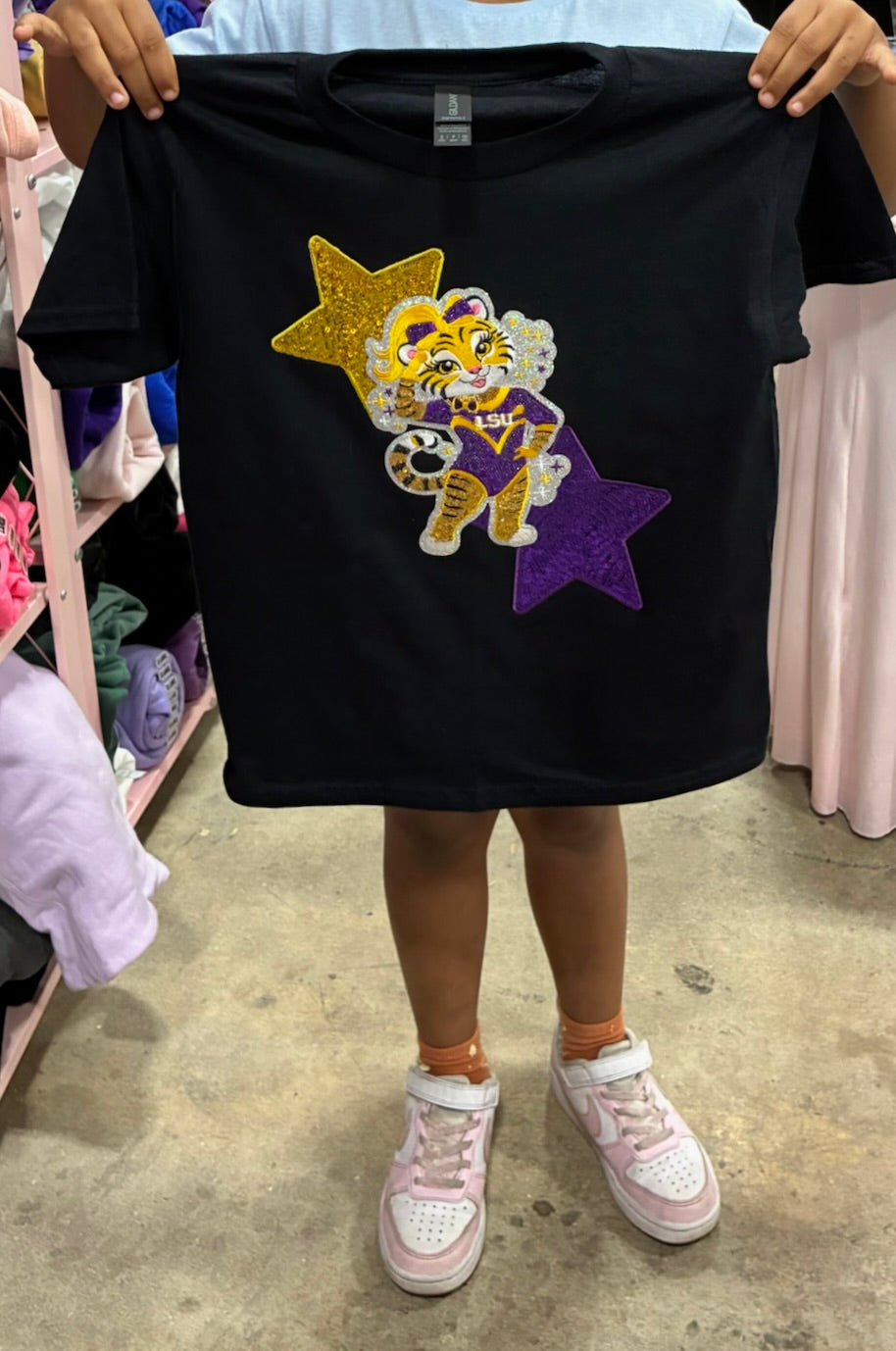 Girl Tigers Gymnast Patch Only