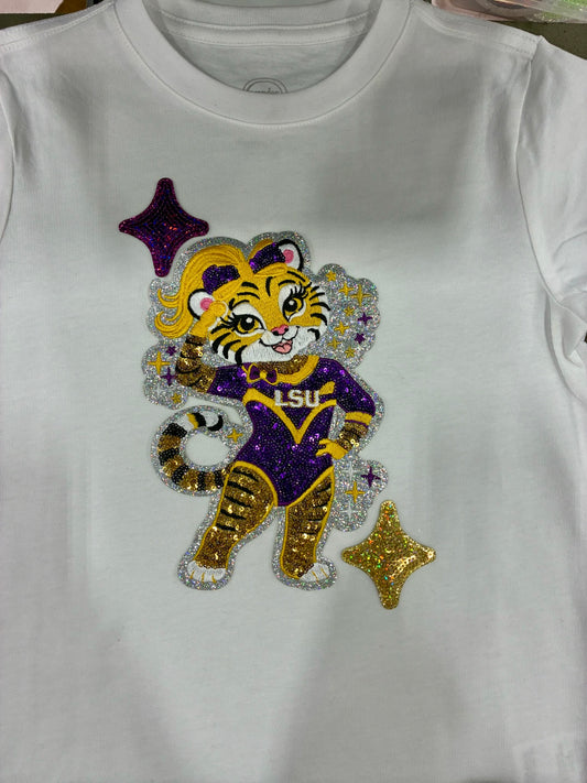 Girl Tigers Gymnast Patch Only