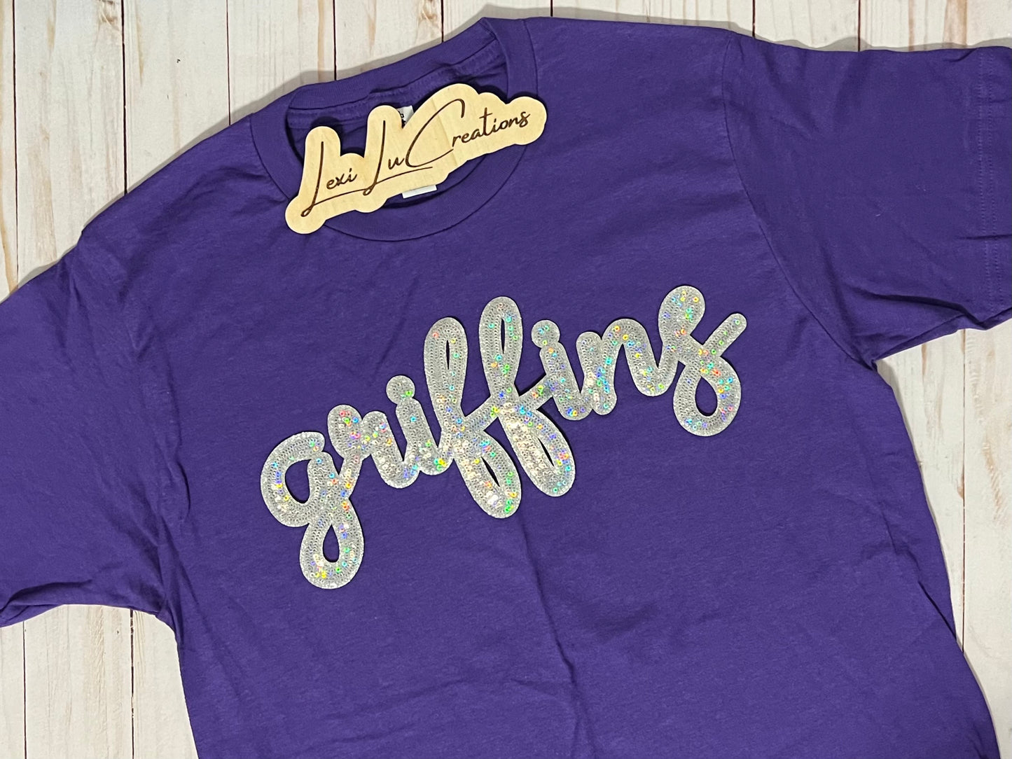 Griffins DTHS STAR Sequin Patch Shirt