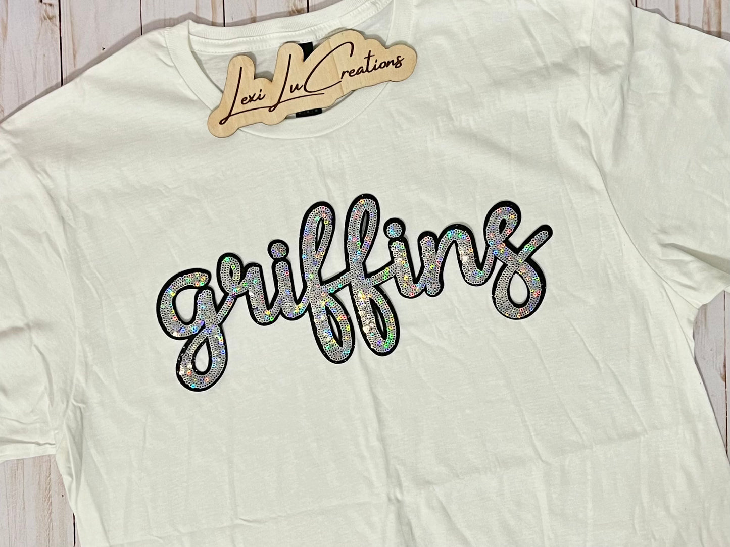 Griffins DTHS STAR Sequin Patch Shirt