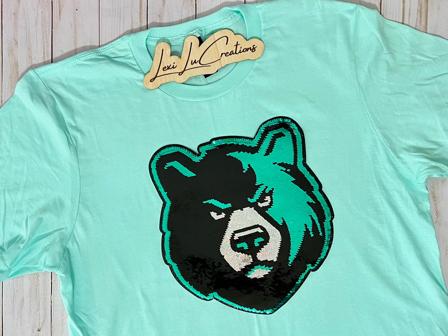 Bluff Middle Bears Sequin Patch