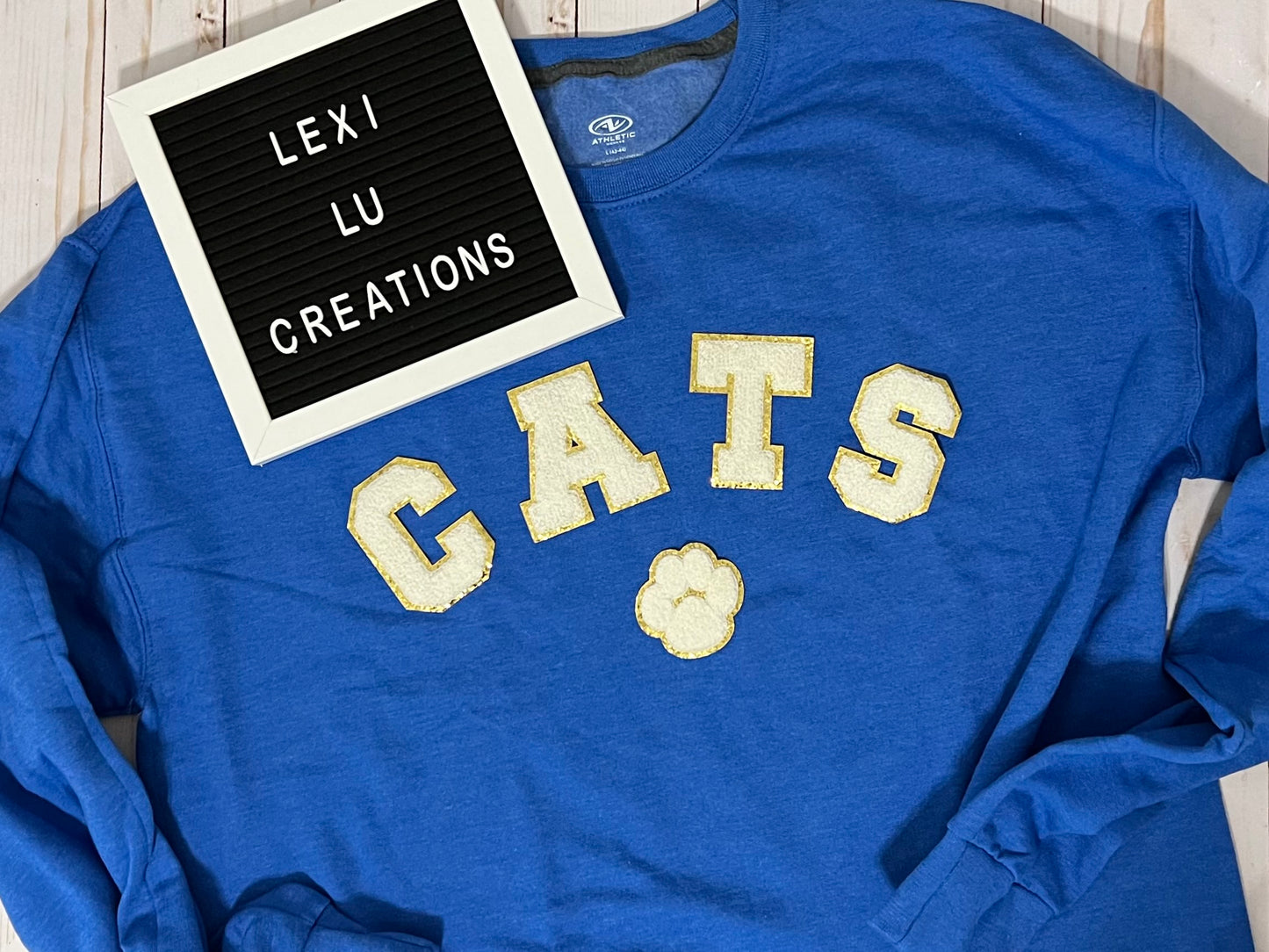 Personalized Chenille Letter Patches