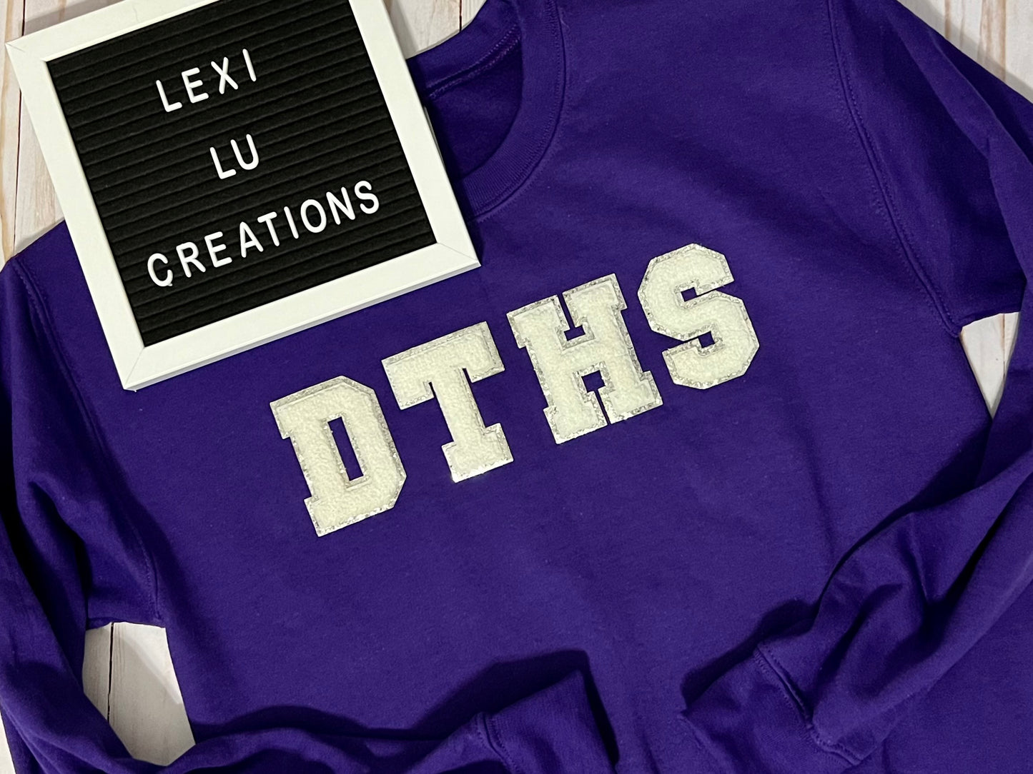 Personalized Chenille Letter Patches