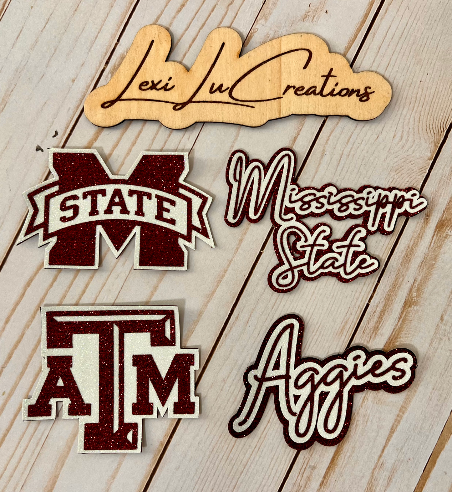 Custom Glitter Mascot/Picture/Logo Hat Patch