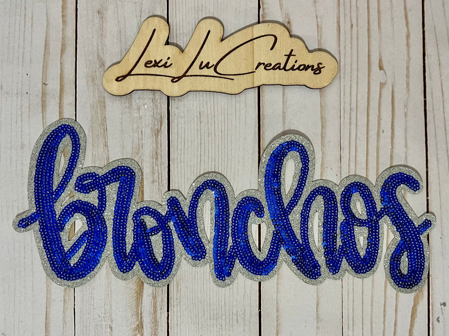 Bronchos Sequin Shirt Patch Only