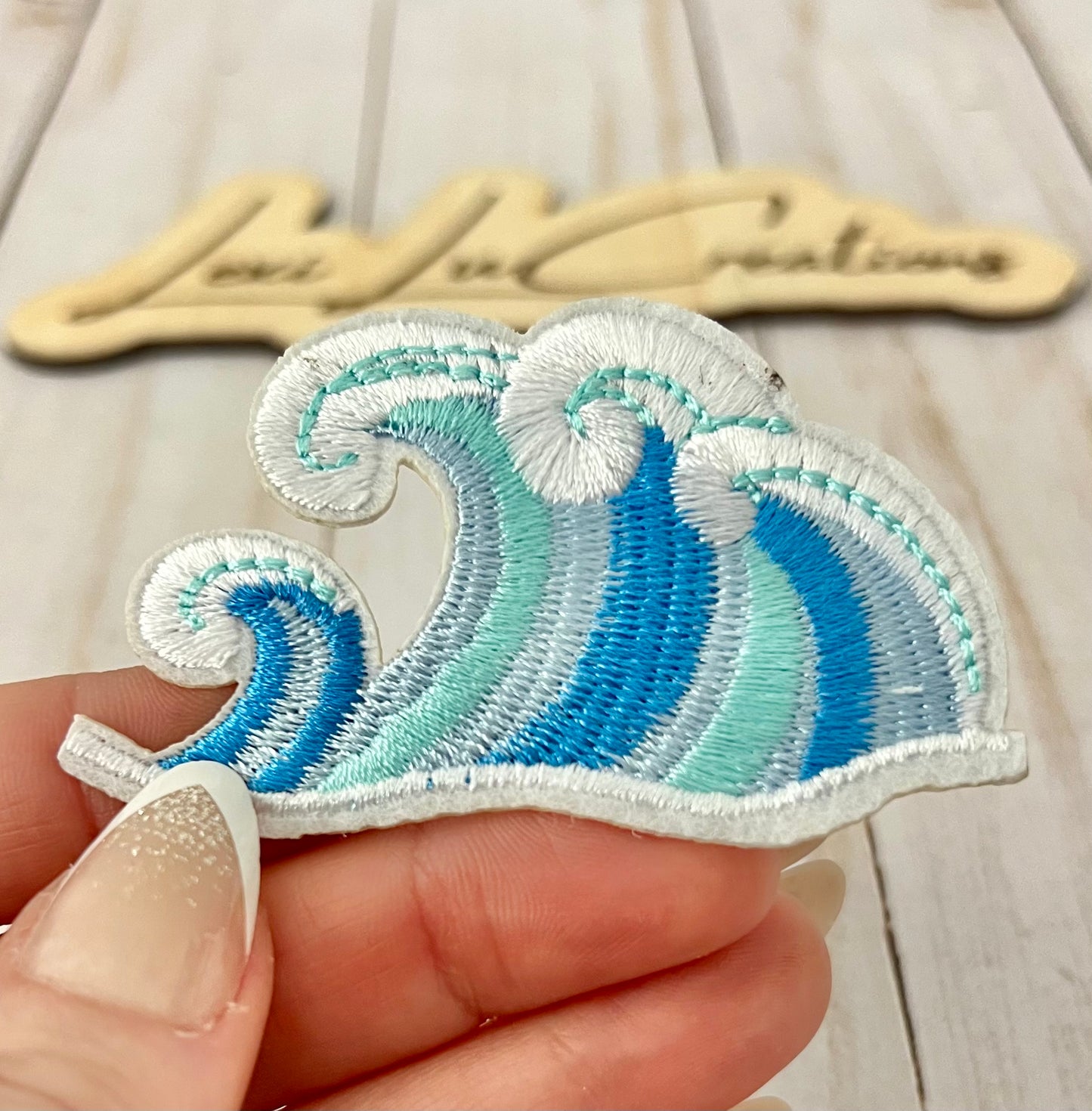 4 Waves Hat Patch