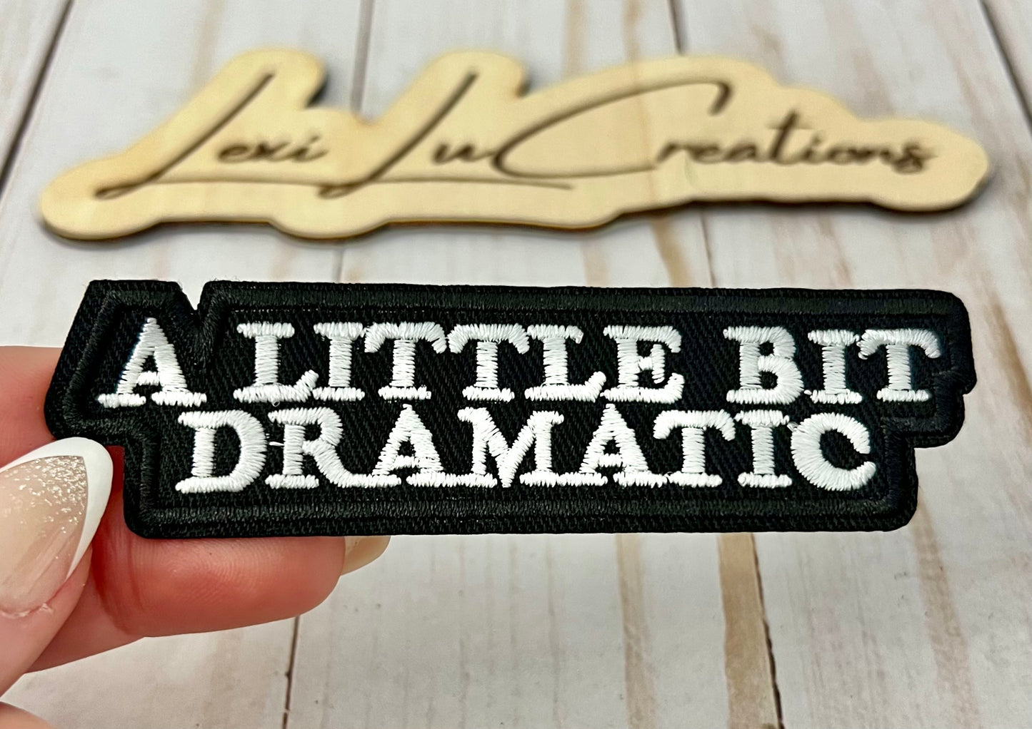 A Little Bit Dramatic Hat Patches