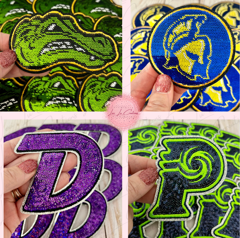 School Sequin Hat Patch Only