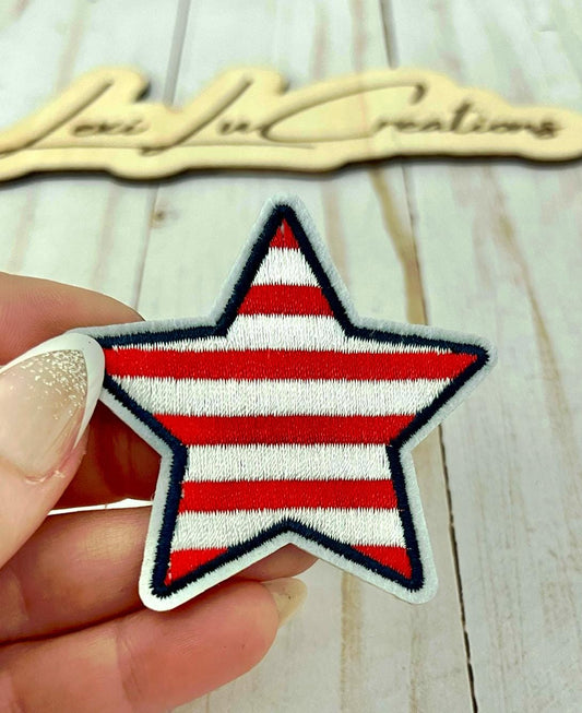 American Flag Star Patch Only