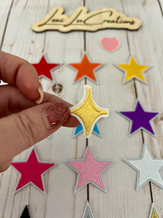 Stars and Hearts Filler Hat Patches