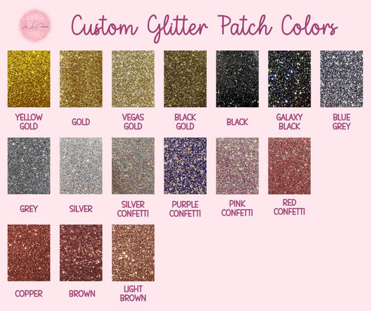 Chasing Sunshine Glitter Hat Patch