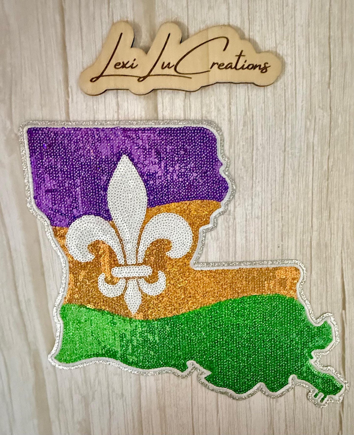 Louisiana State Mardi Gras Patch