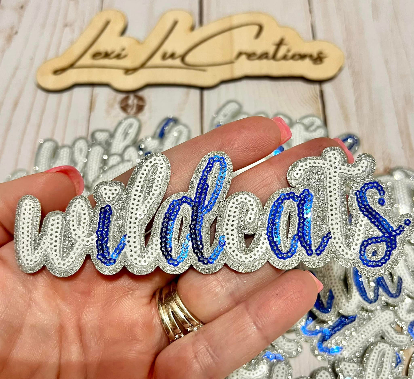 Wildcats Sequin Patch Only