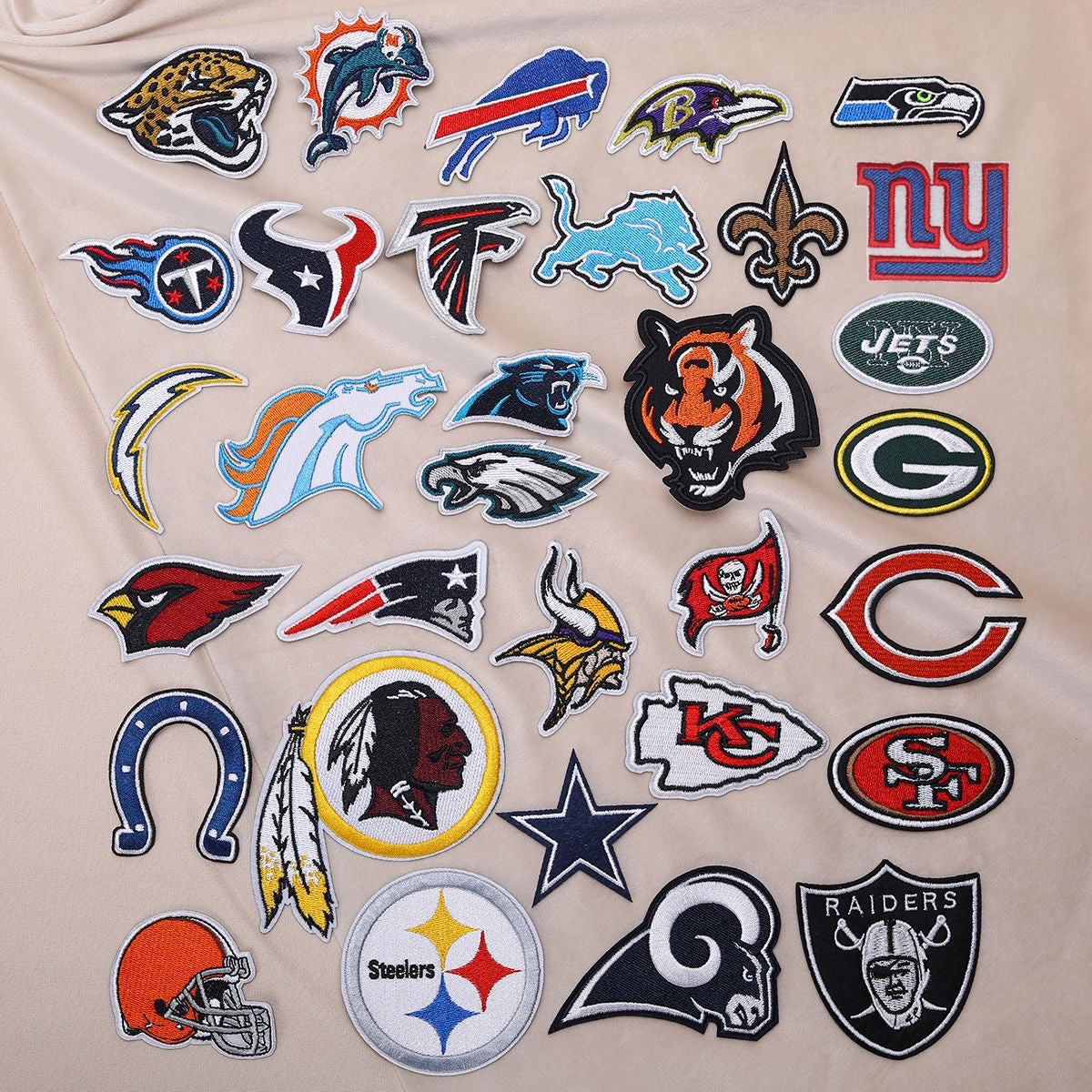 Pro Football Patches