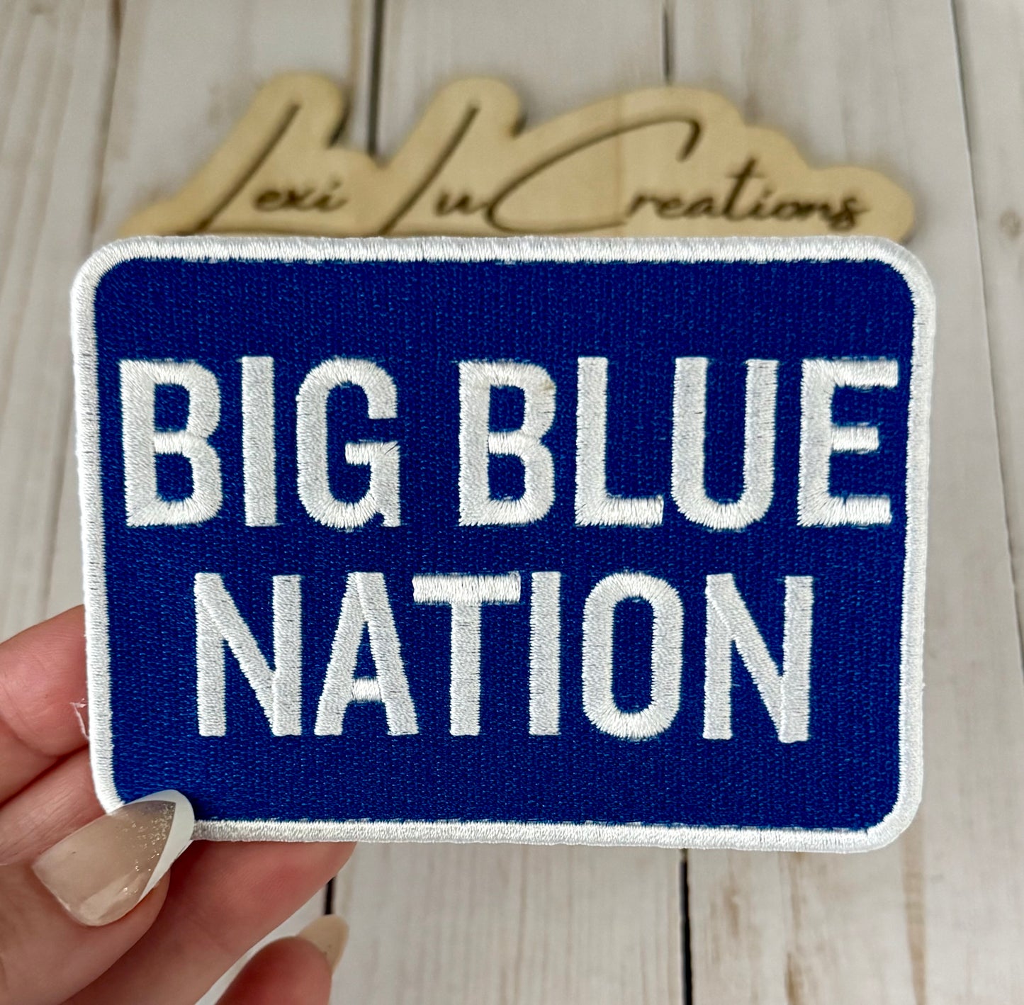 Big Blue Nation UK Wildcat Embroidered Patch Only BBN