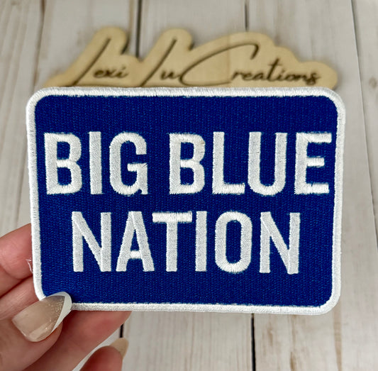 Big Blue Nation UK Wildcat Embroidered Patch Only BBN