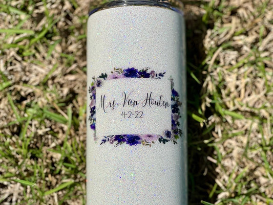 Bridal Party Glitter Tumblers