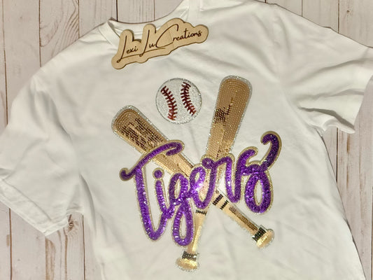 Tiger Baseball Patch Shirt