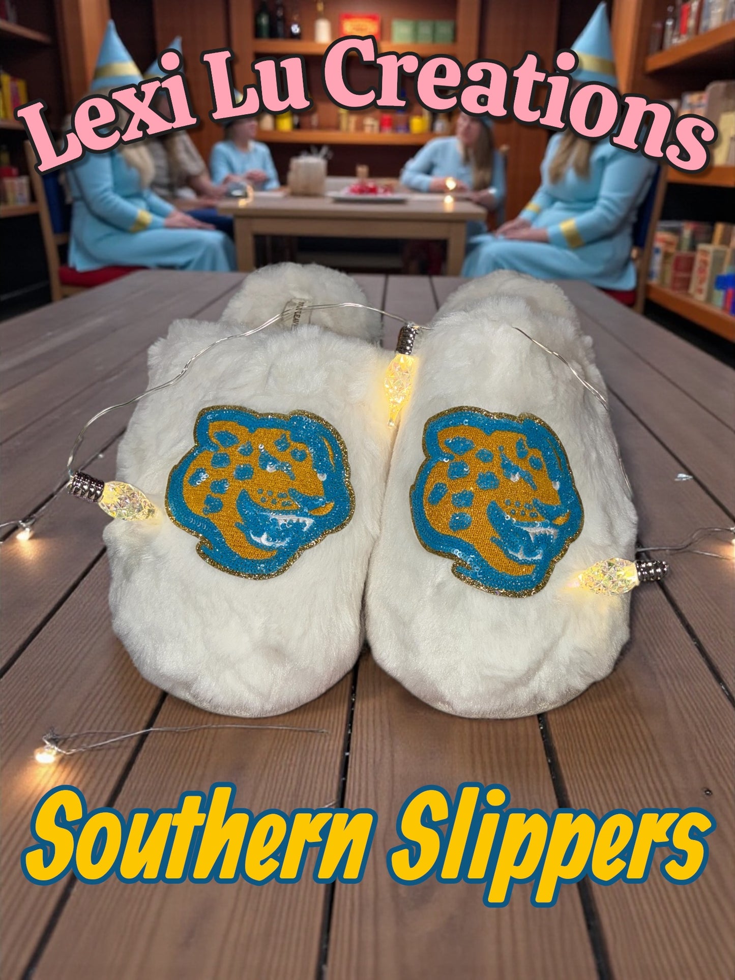 Custom Patched Slippers