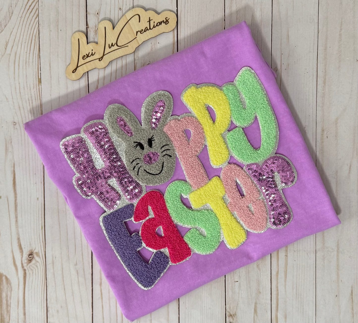 Happy Easter Bunny Patch Shirt