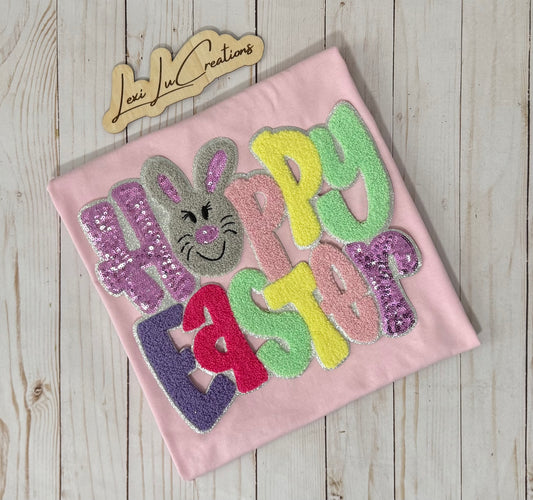Happy Easter Bunny Patch Shirt