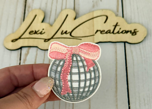 Coquette Disco Ball Hat Patch
