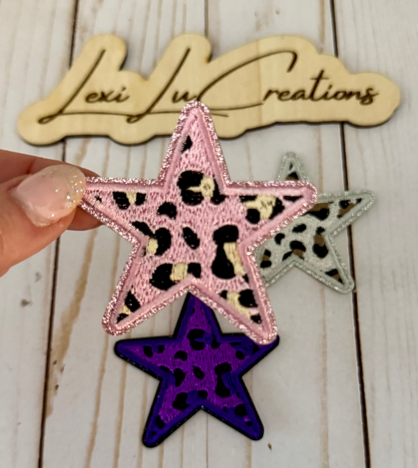 Leopard Star Hat Patches