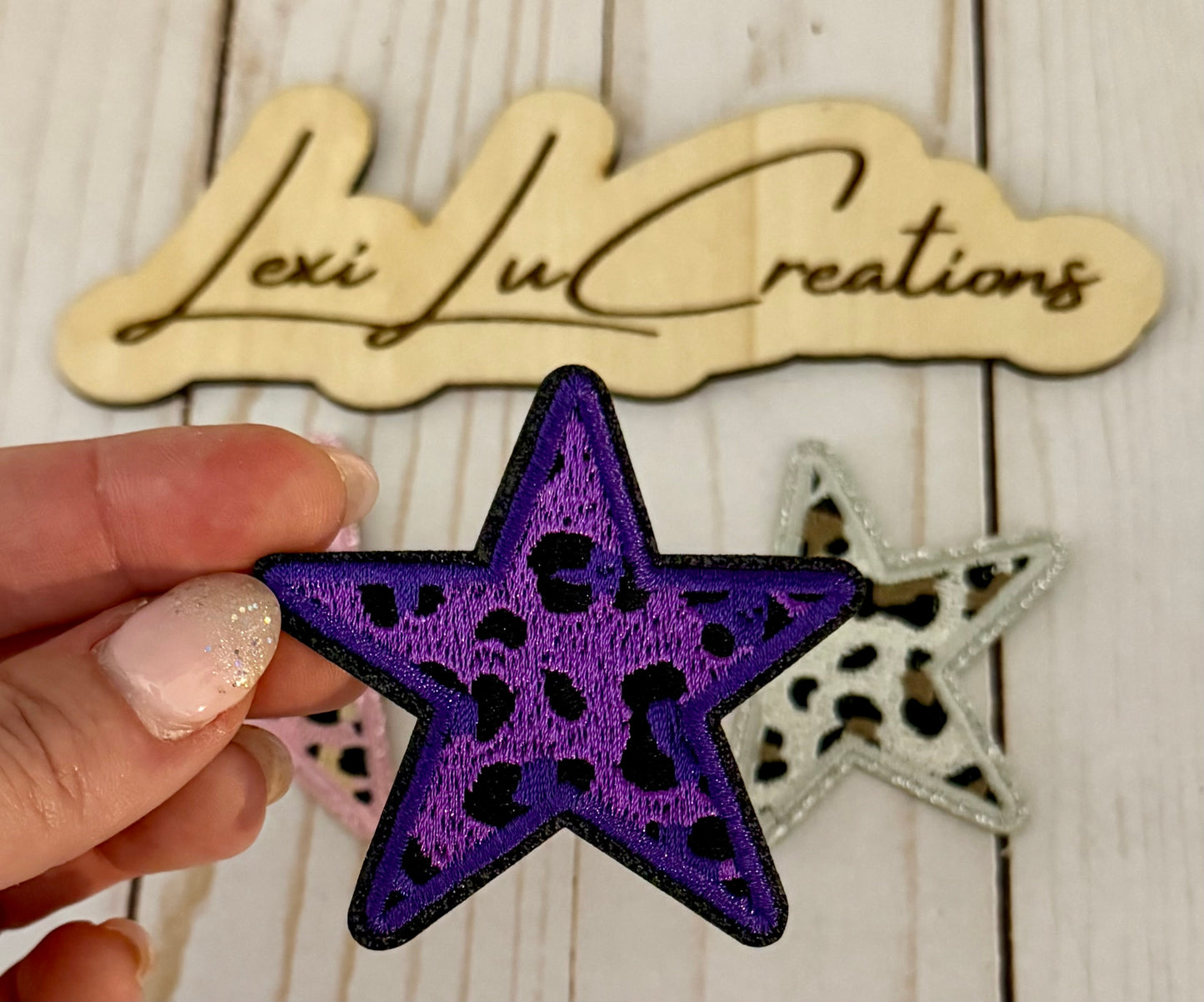 Leopard Star Hat Patches