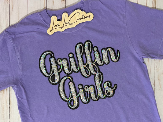 Griffins Girls Sequin Patch