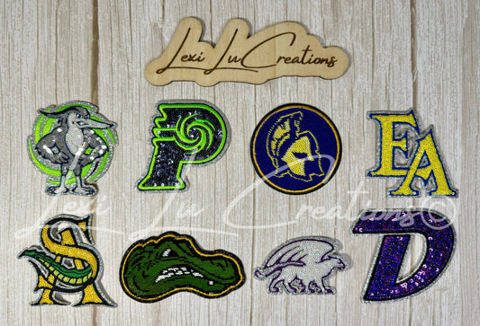 School Sequin Hat Patches Only
