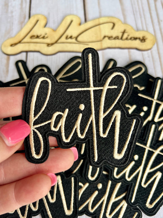 Faith Hat Patch