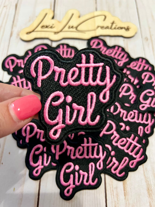 Pretty Girl Hat Patch