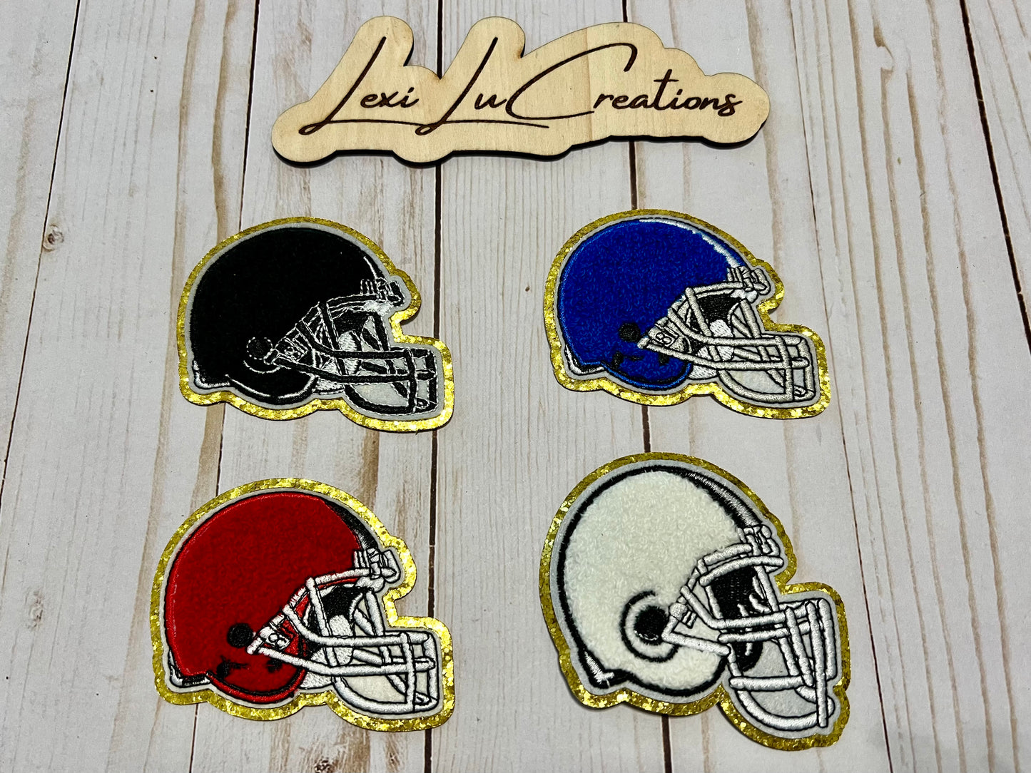 Football Helmet Hat Patch