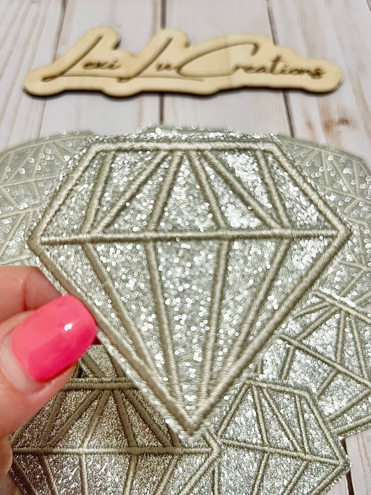 Glitter Diamond Hat Patches