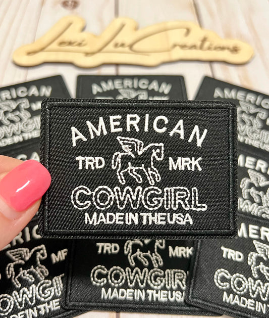 American Cowgirl Hat Patch