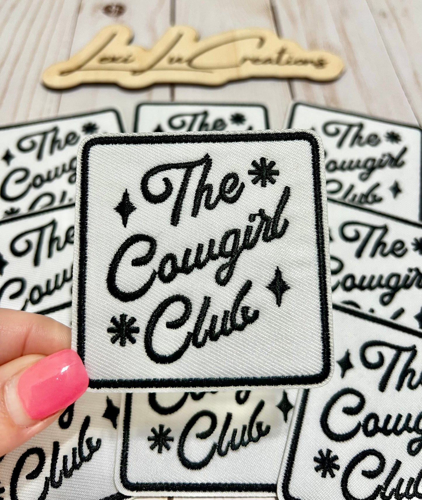 Cowgirl Club Hat Patch