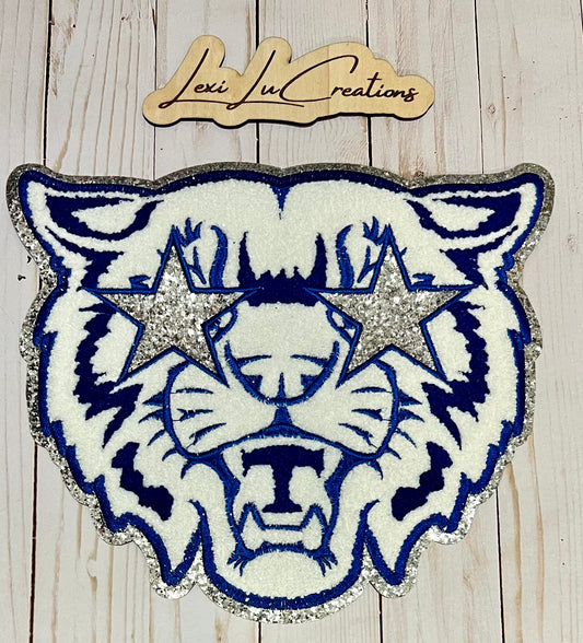 Preppy Wildcat Chenille Patch Only