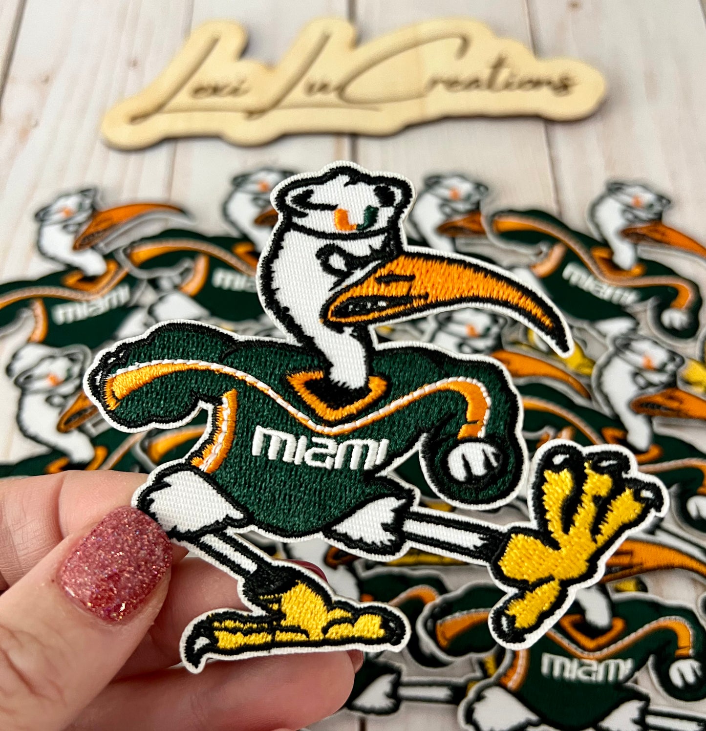 Collegiate Hat Patches