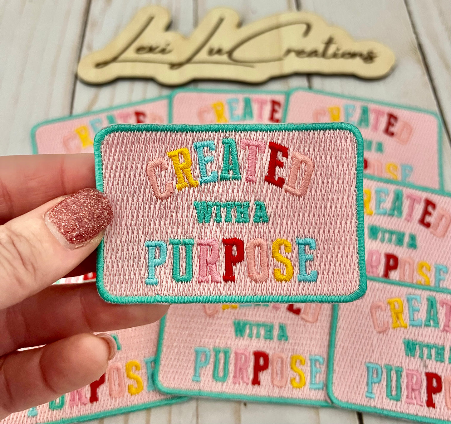 Created with a Purpose Hat Patch