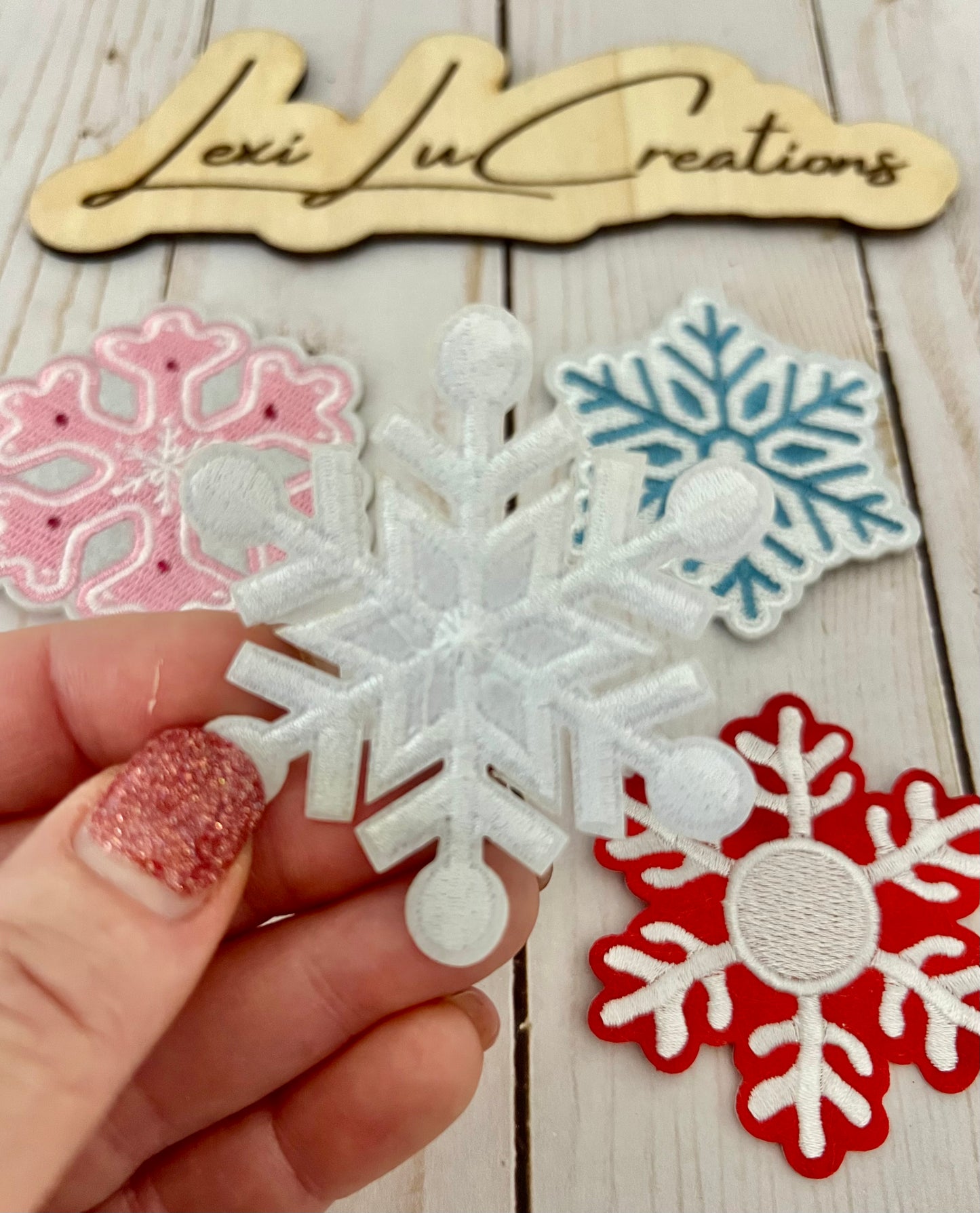 Snowflake Hat Patches