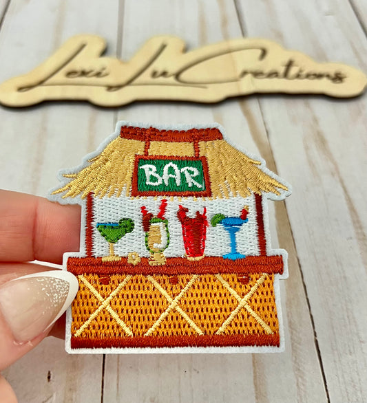 Tiki Bar Hat Patch