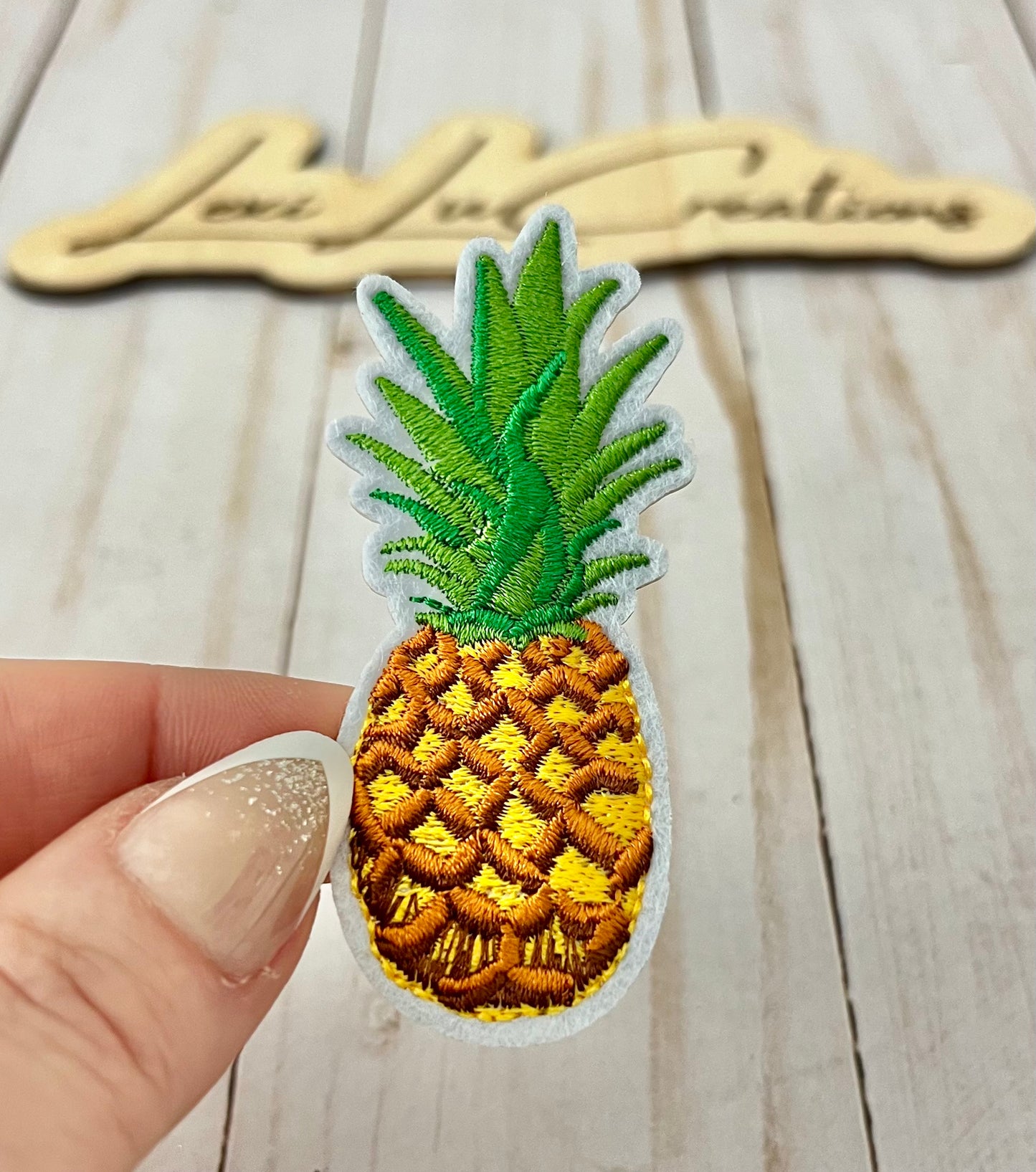 Pineapple Hat Patch