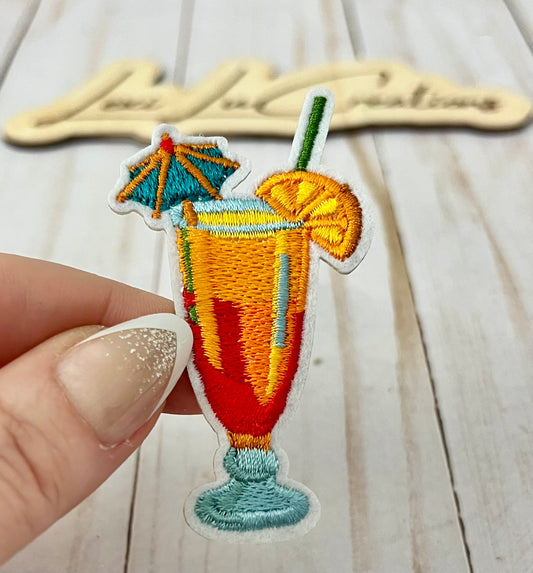 Summer Drink Hat Patch