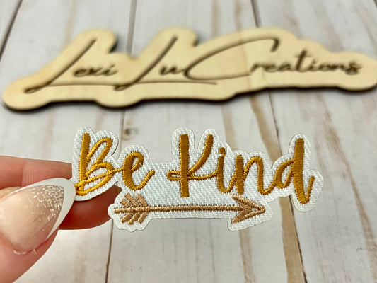 Be Kind Gold Hat Patch