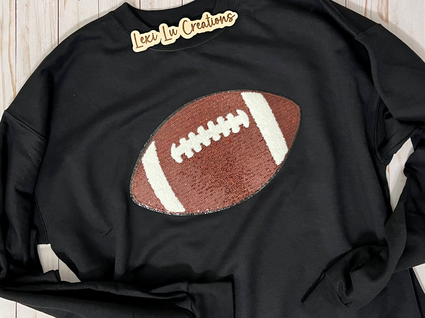 Football Sequin Patch