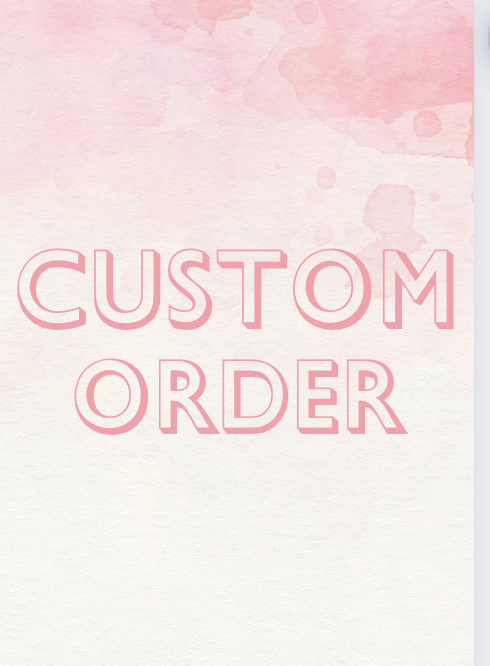 Custom Order Add Design to Back