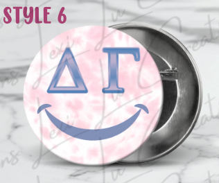 Delta Gamma Button Pins